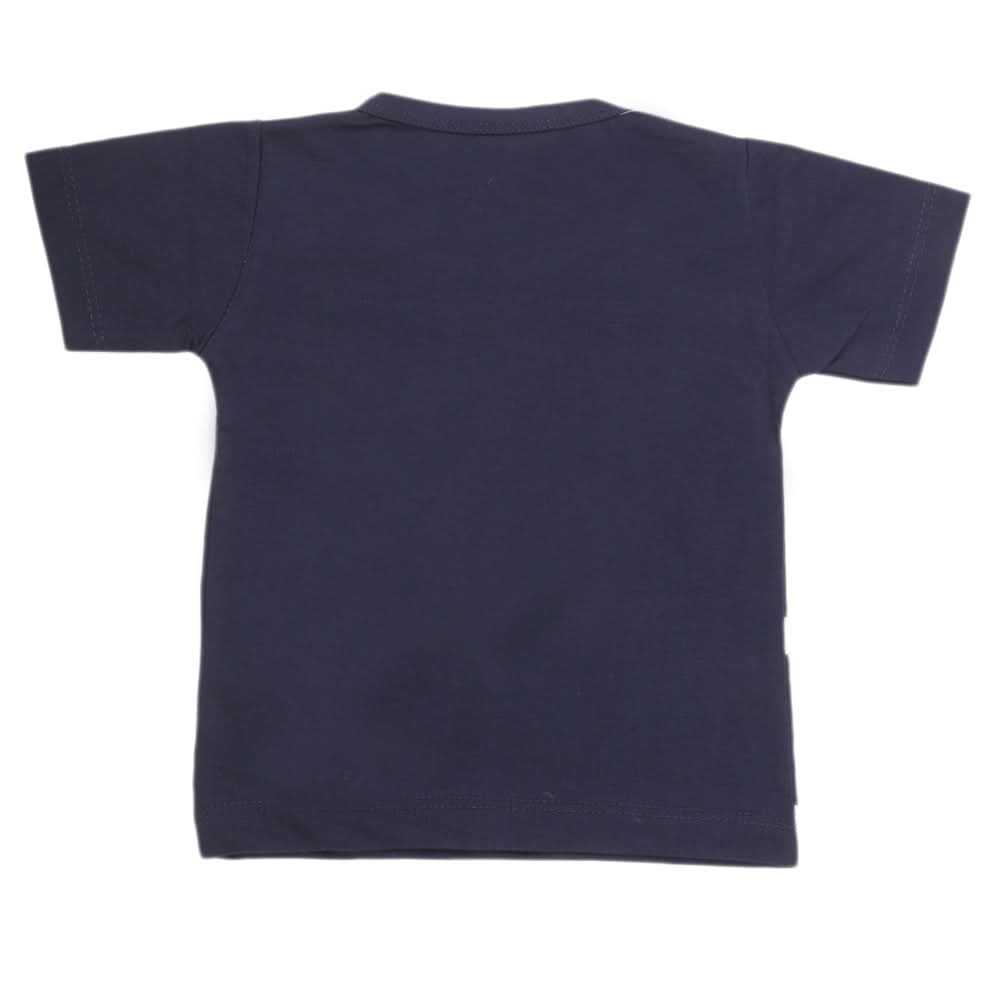Boys Half Sleeves T-Shirt - Navy Blue, Kids, Boys T-Shirts, Chase Value, Chase Value