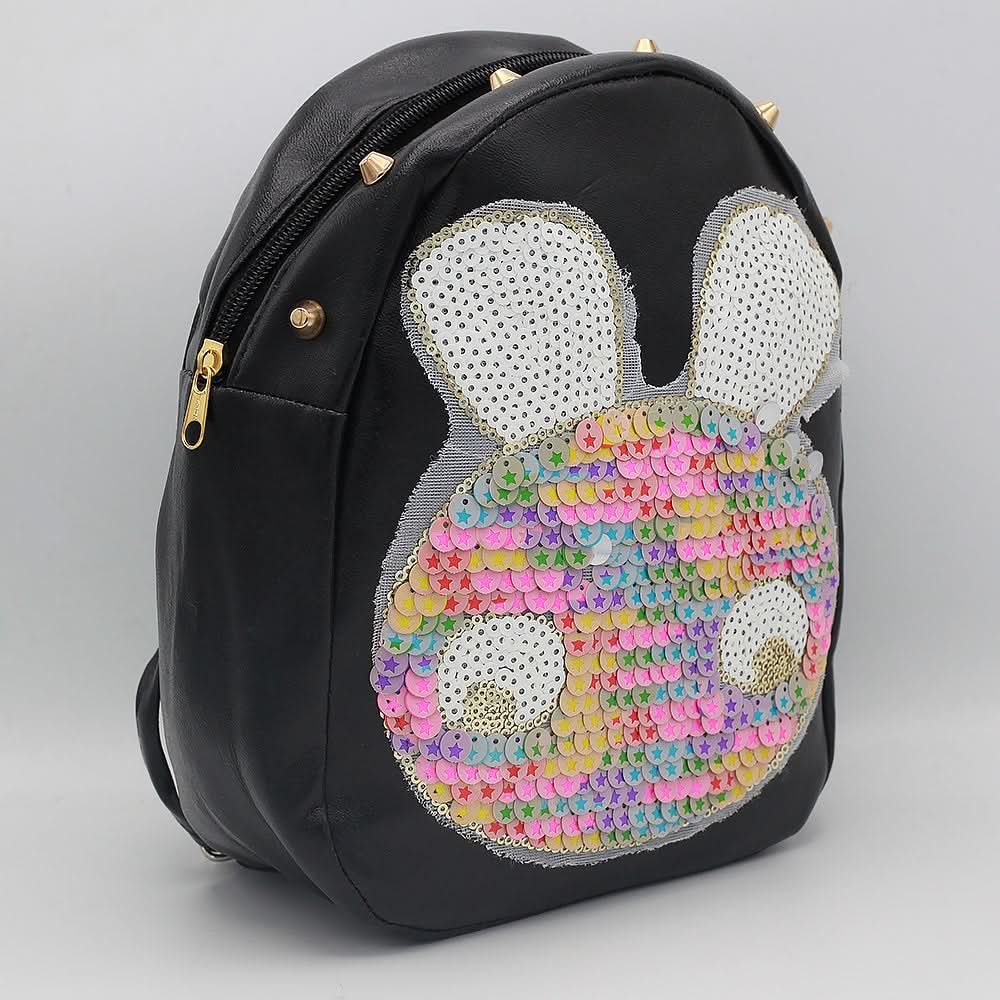 Girls Backpack 7572C - Black, Kids, Kids Bags, Chase Value, Chase Value