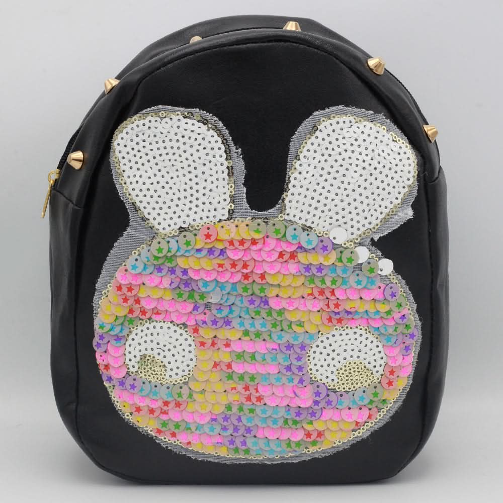 Girls Backpack 7572C - Black, Kids, Kids Bags, Chase Value, Chase Value