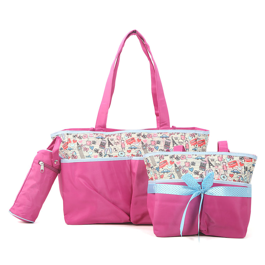 Newborn 4 Pieces Maternity Bag - Pink, Kids, Maternity Bag (Diaper Bag), Chase Value, Chase Value