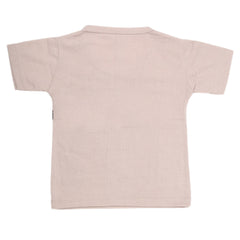 Boys Half Sleeves T-Shirt - Light Grey, Kids, Boys T-Shirts, Chase Value, Chase Value