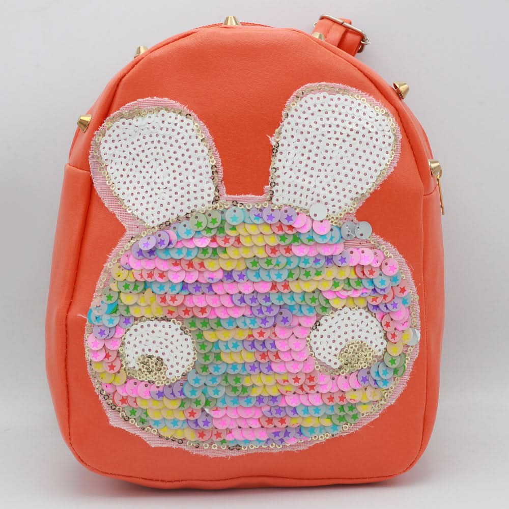 Girls Backpack 7572C - Orange, Kids, Kids Bags, Chase Value, Chase Value