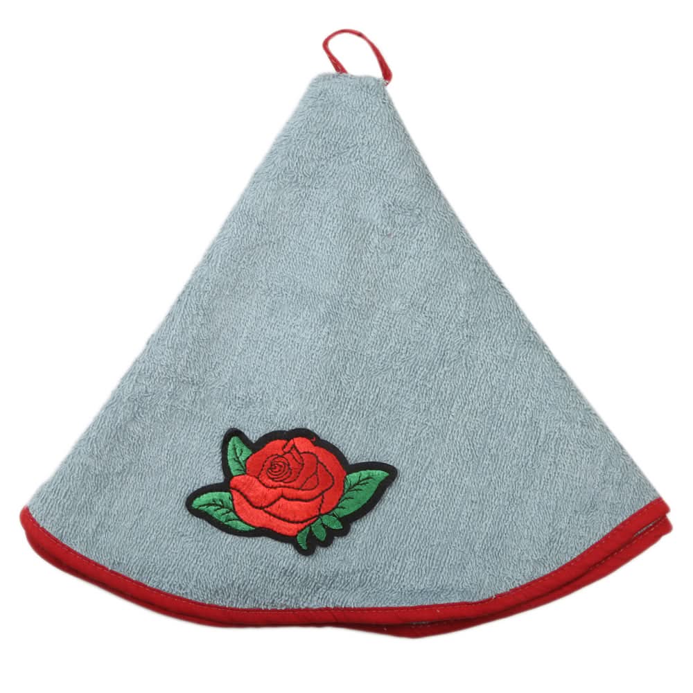Hanging Round Towel 22x22 - Cyan, Home & Lifestyle, Kitchen Towels, Chase Value, Chase Value