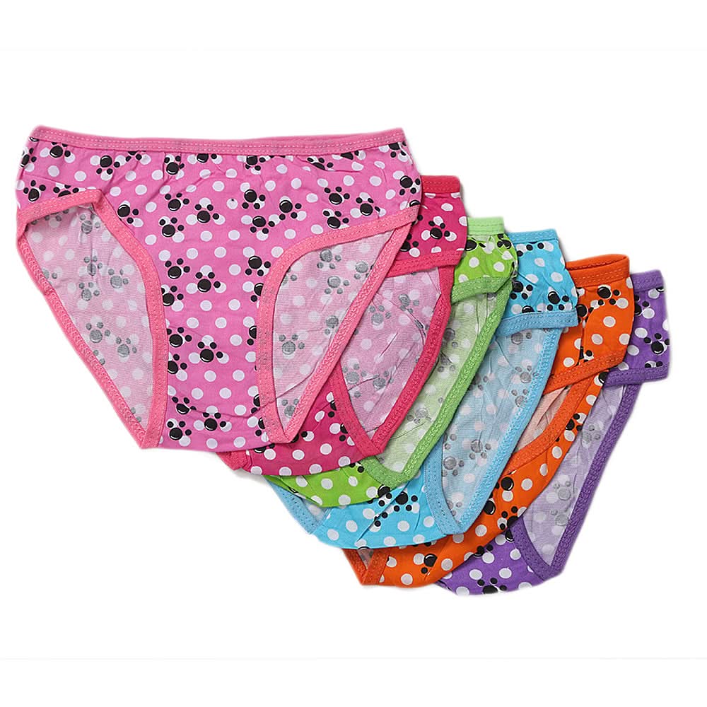 Girl's Panty 6 Pcs - A, Kids, Panties And Briefs, Chase Value, Chase Value