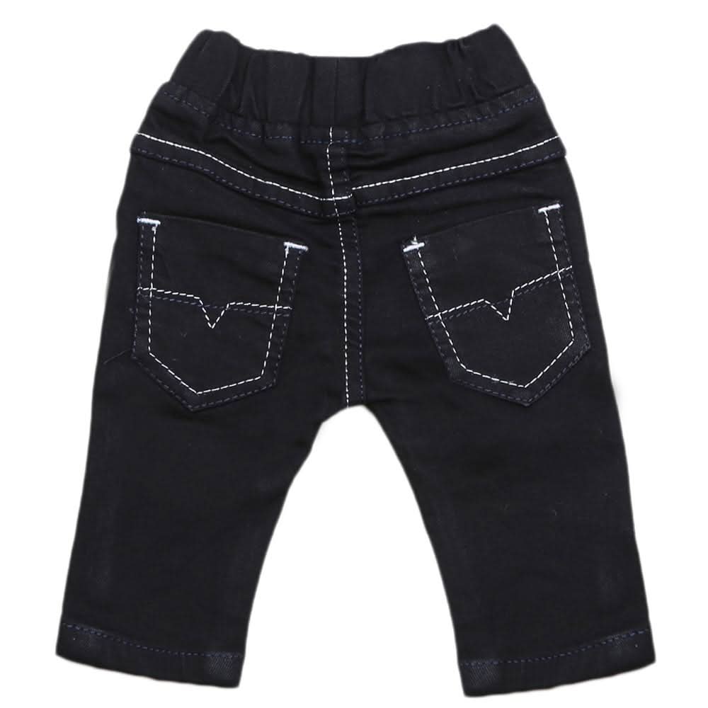 Newborn Boys Denim Pant - Black, Kids, NB Boys Shorts And Pants, Chase Value, Chase Value
