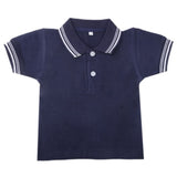 Boys Half Sleeves Polo T-Shirt - Navy Blue, Kids, Boys T-Shirts, Chase Value, Chase Value