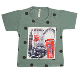 Boys Half Sleeves T-Shirt - Green, Kids, Boys T-Shirts, Chase Value, Chase Value