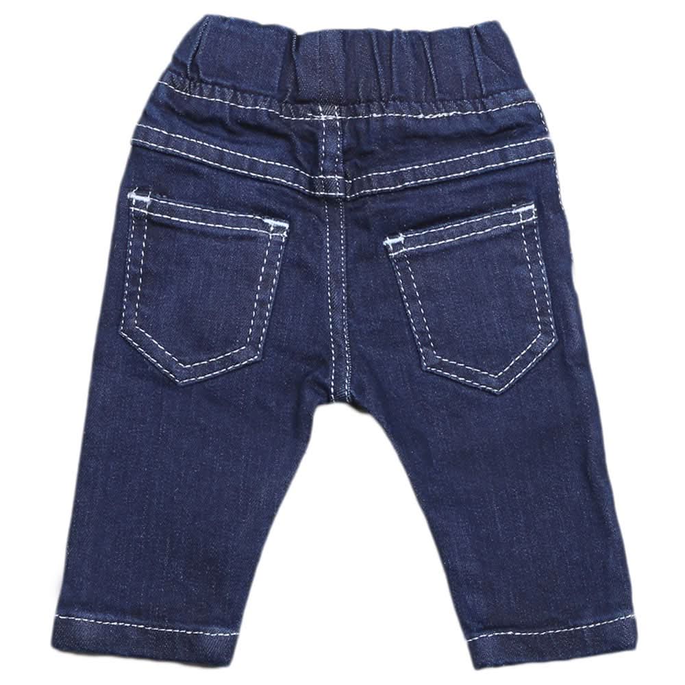 Newborn Boys Denim Pant - Dark Blue, Kids, NB Boys Shorts And Pants, Chase Value, Chase Value