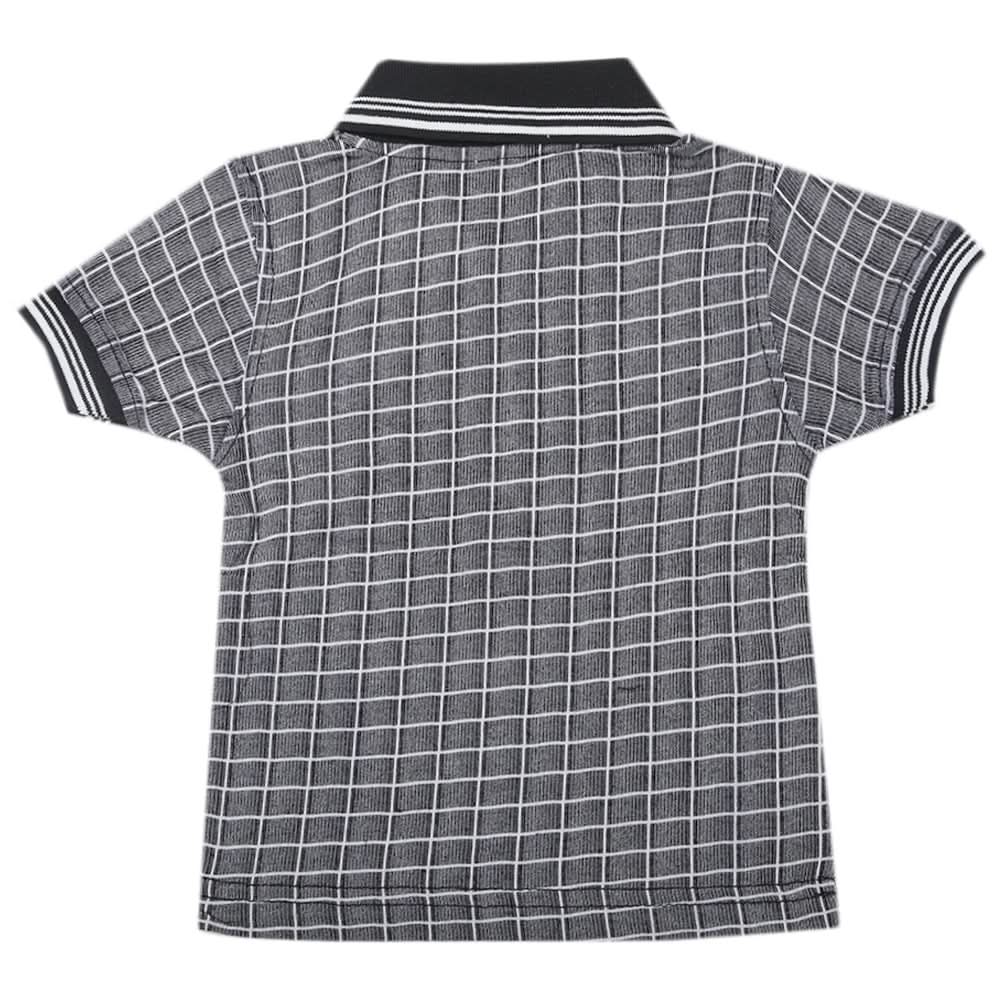 Boys Half Sleeves Polo T-Shirt - Grey, Kids, Boys T-Shirts, Chase Value, Chase Value