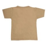 Boys Half Sleeves T-Shirt - Khaki, Kids, Boys T-Shirts, Chase Value, Chase Value