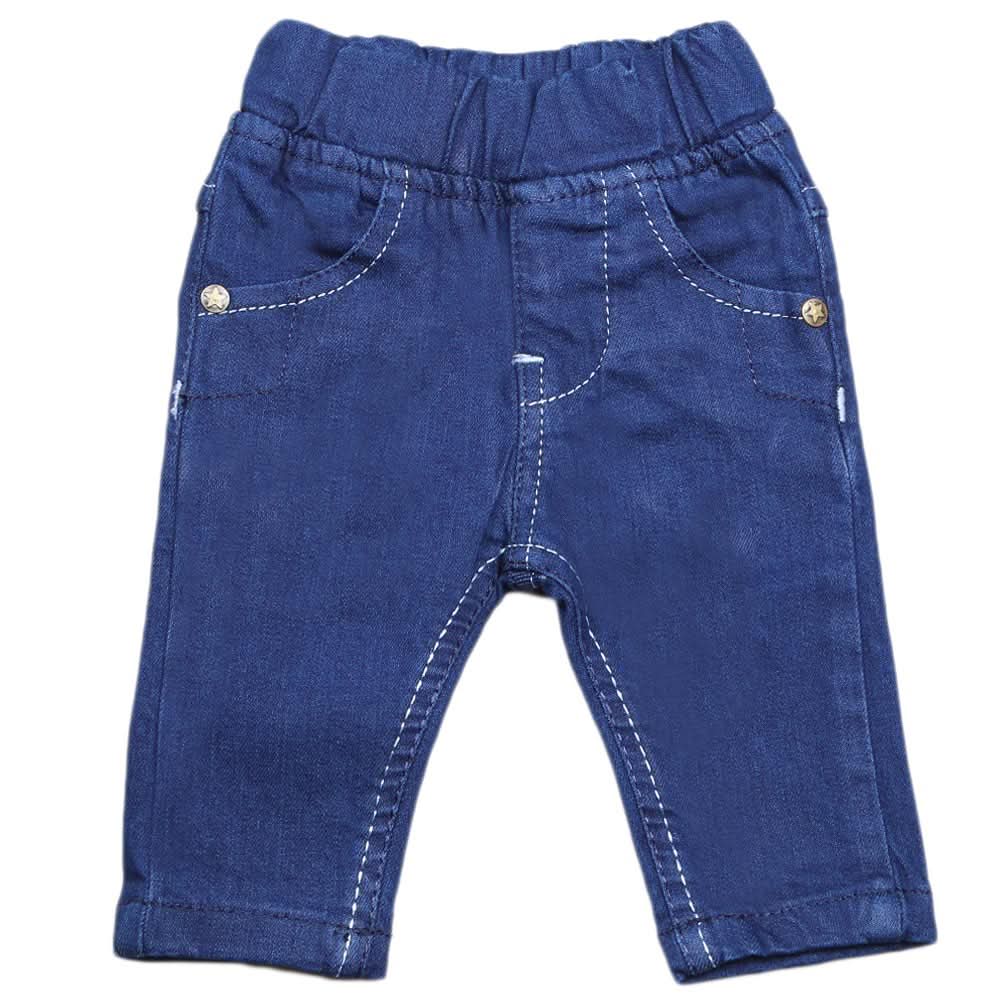 Newborn Boys Denim Pant - Dark Blue, Kids, NB Boys Shorts And Pants, Chase Value, Chase Value