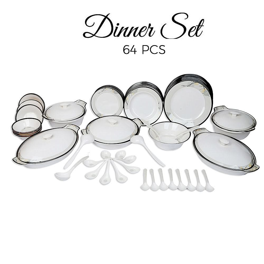 Milton Round Dinner Set 64 Pieces (KK4), Home & Lifestyle, Serving And Dining, Chase Value, Chase Value