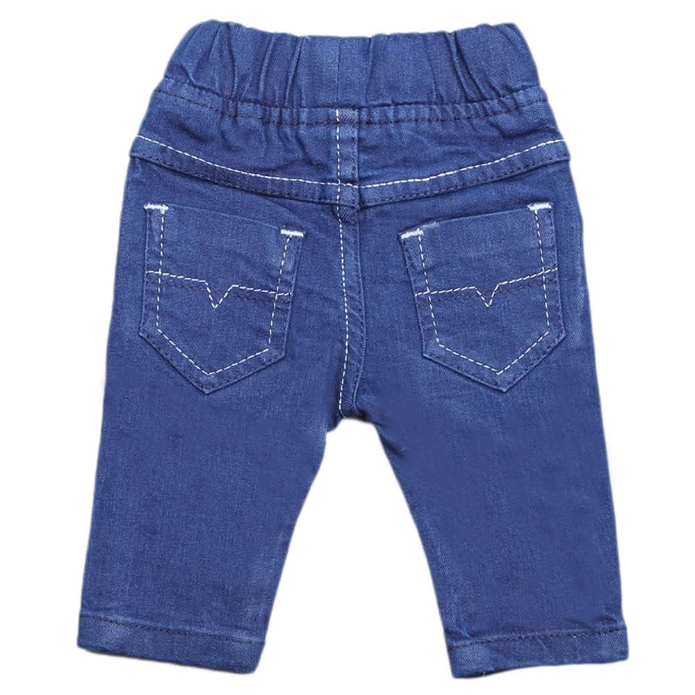 Newborn Boys Denim Pant - Dark Blue, Kids, NB Boys Shorts And Pants, Chase Value, Chase Value