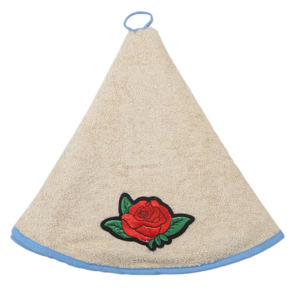 Hanging Round Towel 22x22 - Off White, Home & Lifestyle, Kitchen Towels, Chase Value, Chase Value