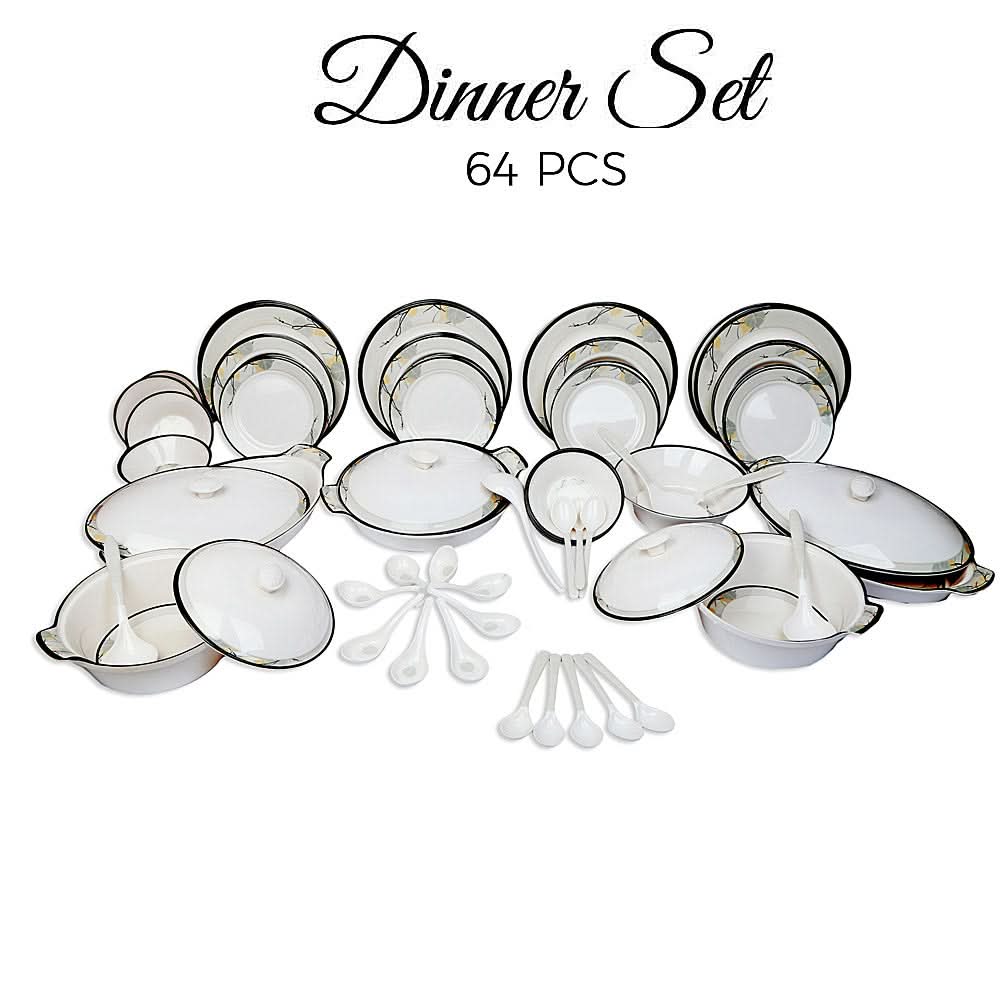 Milton Round Dinner Set 64 Pieces (KK4), Home & Lifestyle, Serving And Dining, Chase Value, Chase Value