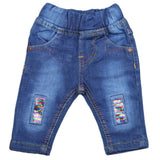 Newborn Girls Denim Pant - Dark Blue, Kids, Skirts And Pants, Chase Value, Chase Value