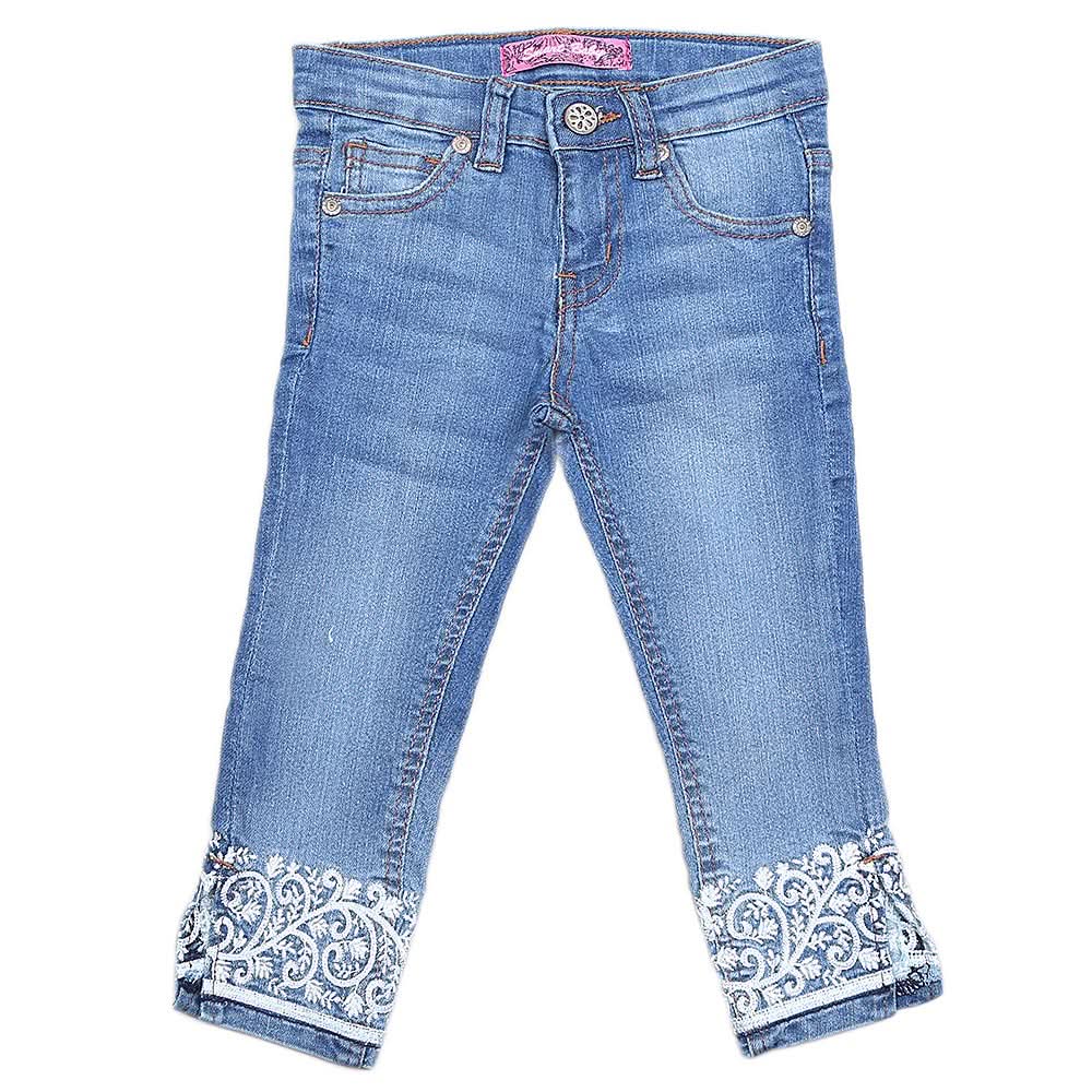 Girls Denim Pant - Blue, Kids, Pants And Capri, Chase Value, Chase Value
