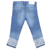 Girls Denim Pant - Blue, Kids, Pants And Capri, Chase Value, Chase Value
