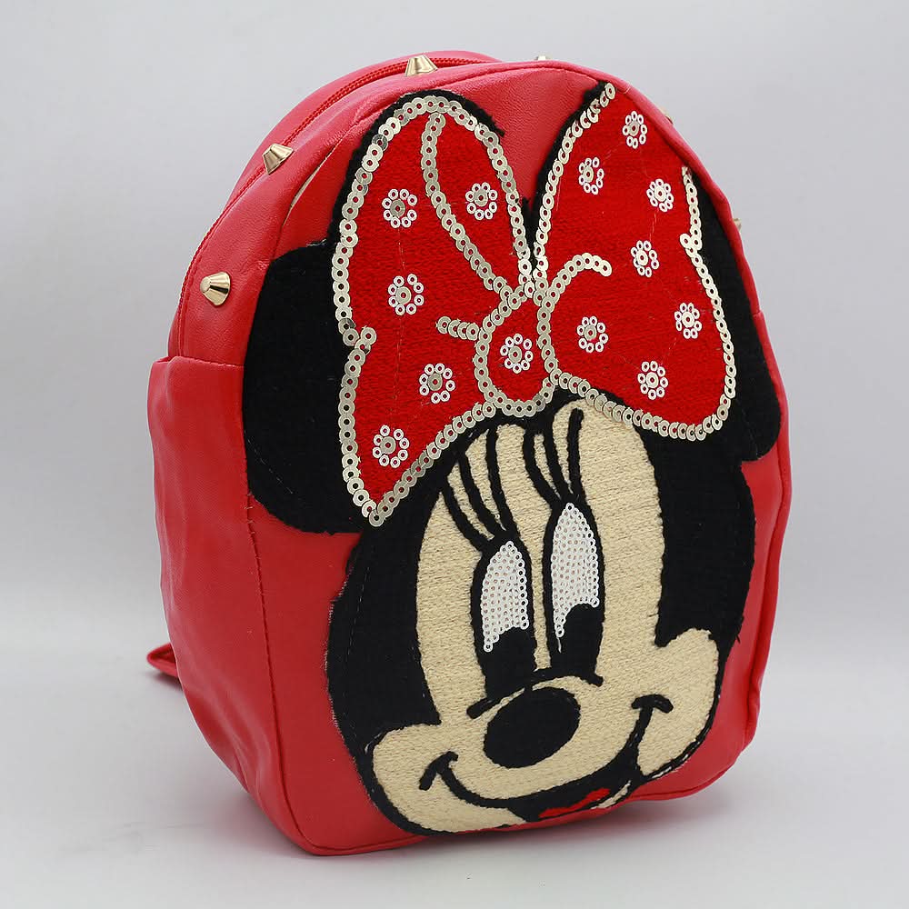 Girls Backpack 7572B - Red, Kids, Kids Bags, Chase Value, Chase Value