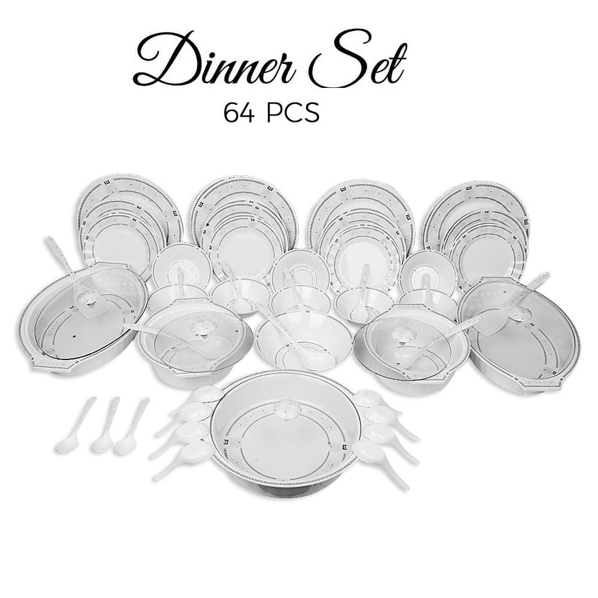 Milton Moment Melamine Dinner Set 64 Pieces, Home & Lifestyle, Serving And Dining, Chase Value, Chase Value