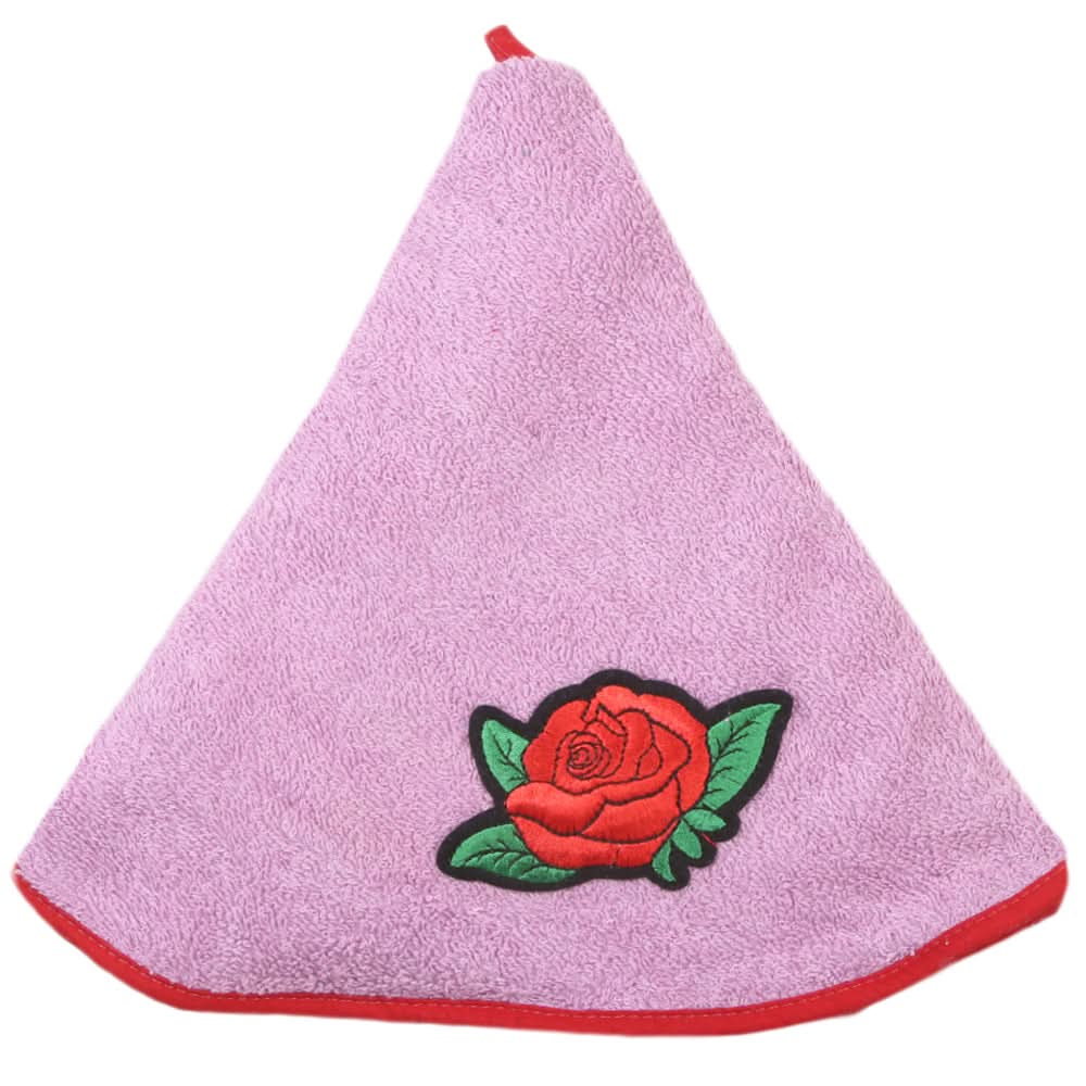 Hanging Round Towel 22x22 - Light Purple, Home & Lifestyle, Kitchen Towels, Chase Value, Chase Value
