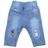 Newborn Girls Denim Pant - Blue, Kids, Skirts And Pants, Chase Value, Chase Value
