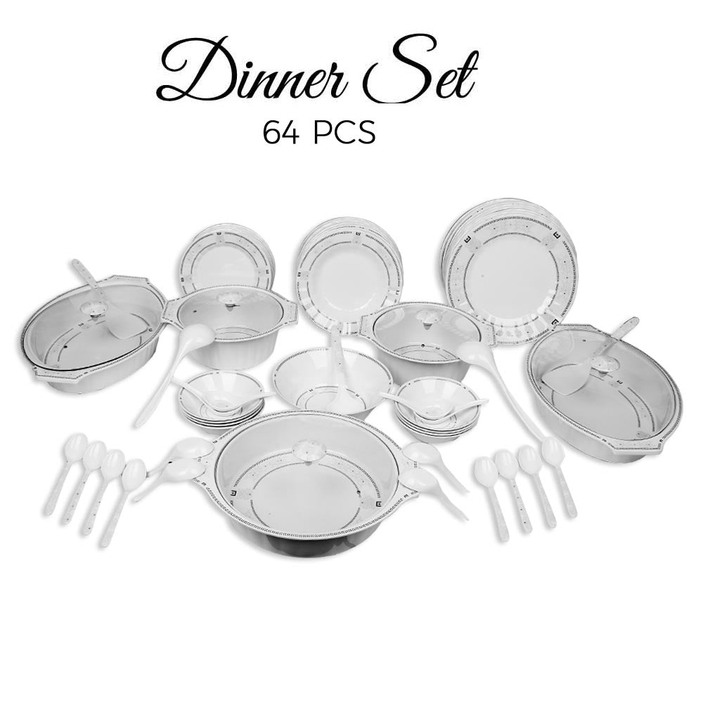 Milton Moment Melamine Dinner Set 64 Pieces, Home & Lifestyle, Serving And Dining, Chase Value, Chase Value