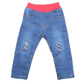 Girls Denim Pant - Blue, Kids, Pants And Capri, Chase Value, Chase Value