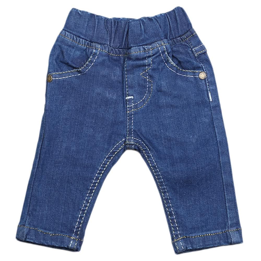 Newborn Girls Denim Pant - Blue, Kids, Skirts And Pants, Chase Value, Chase Value