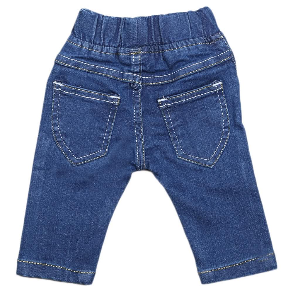 Newborn Girls Denim Pant - Blue, Kids, Skirts And Pants, Chase Value, Chase Value