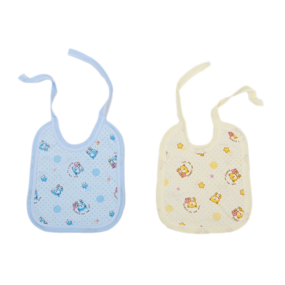 Newborn Printed Bibs 2 Piece Set - Multi, Kids, Bibs, Chase Value, Chase Value