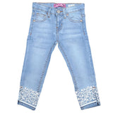 Girls Denim Pant - Light Blue, Kids, Pants And Capri, Chase Value, Chase Value
