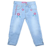 Girls Denim Pant - Light Blue, Kids, Pants And Capri, Chase Value, Chase Value
