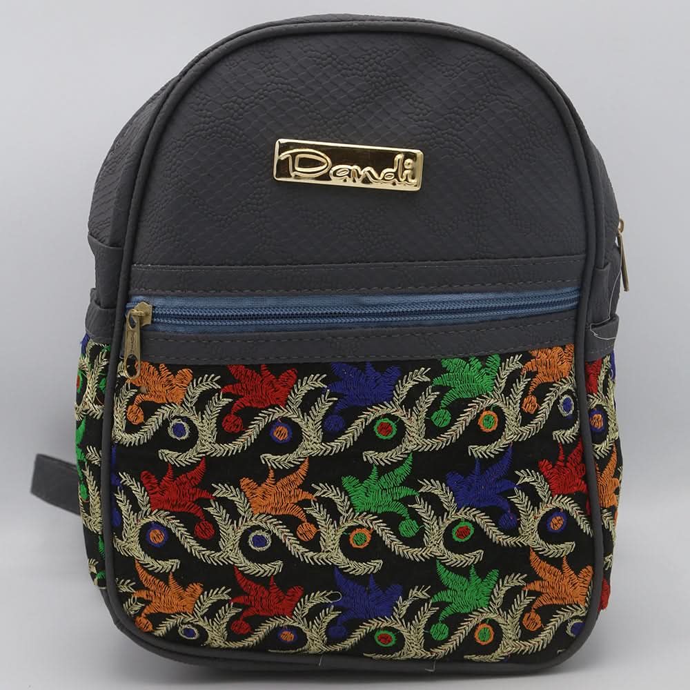 Girls Backpack (ZH 231) Grey, Kids, School And Laptop Bags, Chase Value, Chase Value