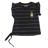 Girls Half Sleeves T-Shirt - Black, Kids, Girls T-Shirts, Chase Value, Chase Value