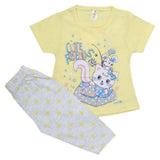 Girls Half Sleeves Suit With Tights - Yellow, Kids, Girls Sets And Suits, Chase Value, Chase Value