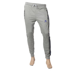 Men's Fancy Terry Trouser Side Tape - Light Grey, Men, Lowers And Sweatpants, Chase Value, Chase Value