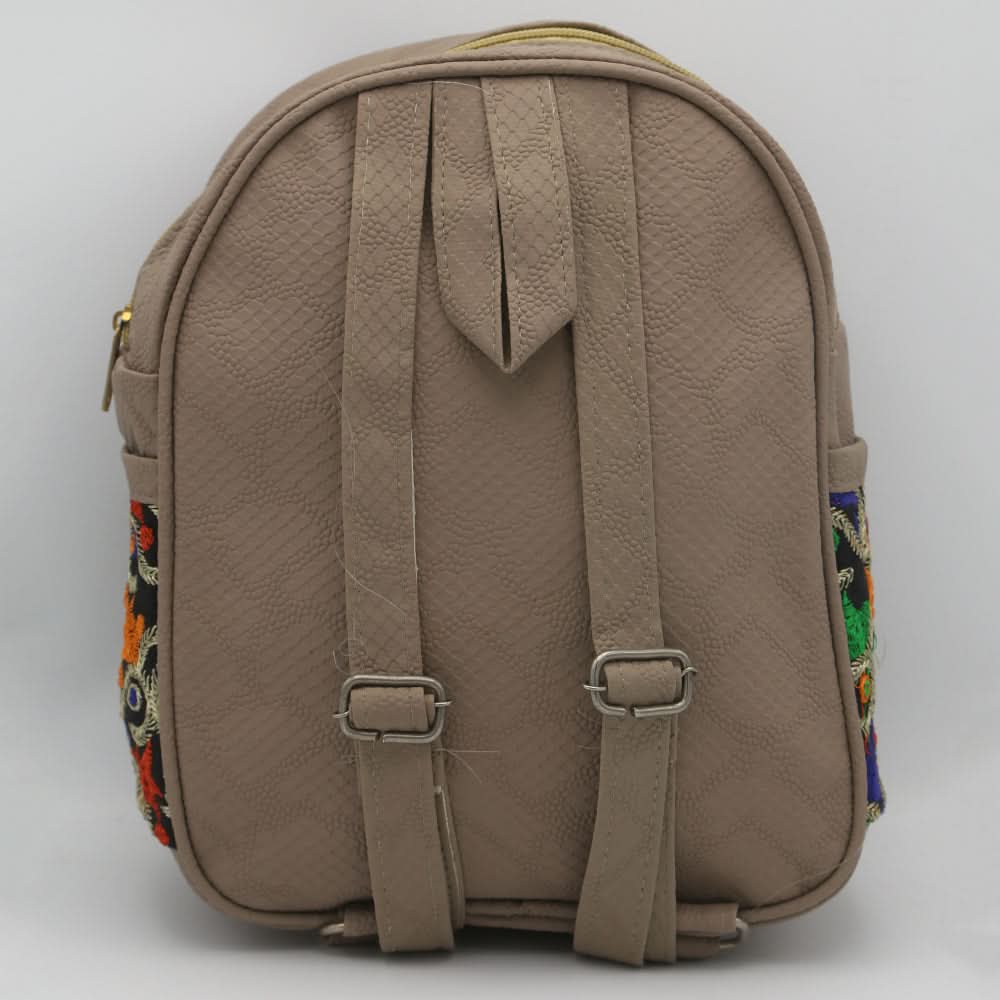 Girls Backpack (ZH 231) Beige, Kids, School And Laptop Bags, Chase Value, Chase Value