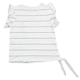 Girls Half Sleeves T-Shirt - White, Kids, Girls T-Shirts, Chase Value, Chase Value