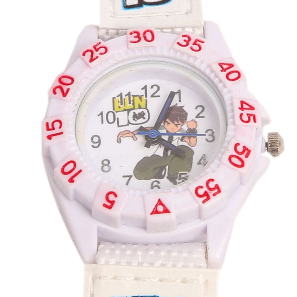 Kids Watch - White, Kids, Boys Watches, Chase Value, Chase Value