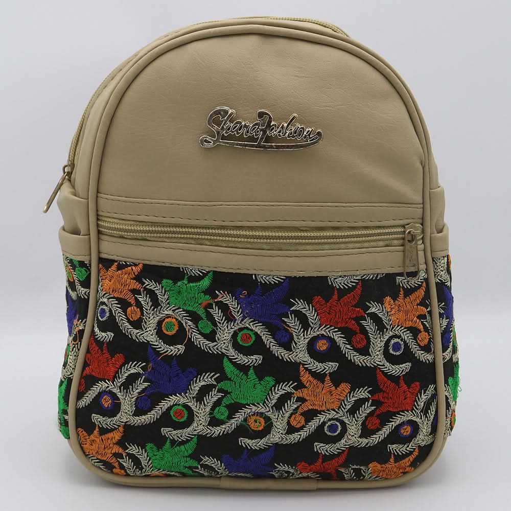 Girls Backpack (ZH 231) Fawn, Kids, School And Laptop Bags, Chase Value, Chase Value