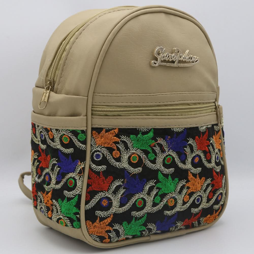 Girls Backpack (ZH 231) Fawn, Kids, School And Laptop Bags, Chase Value, Chase Value