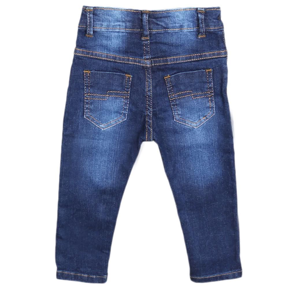 Newborn Boys Denim Pant - Dark Blue, Kids, NB Boys Shorts And Pants, Chase Value, Chase Value