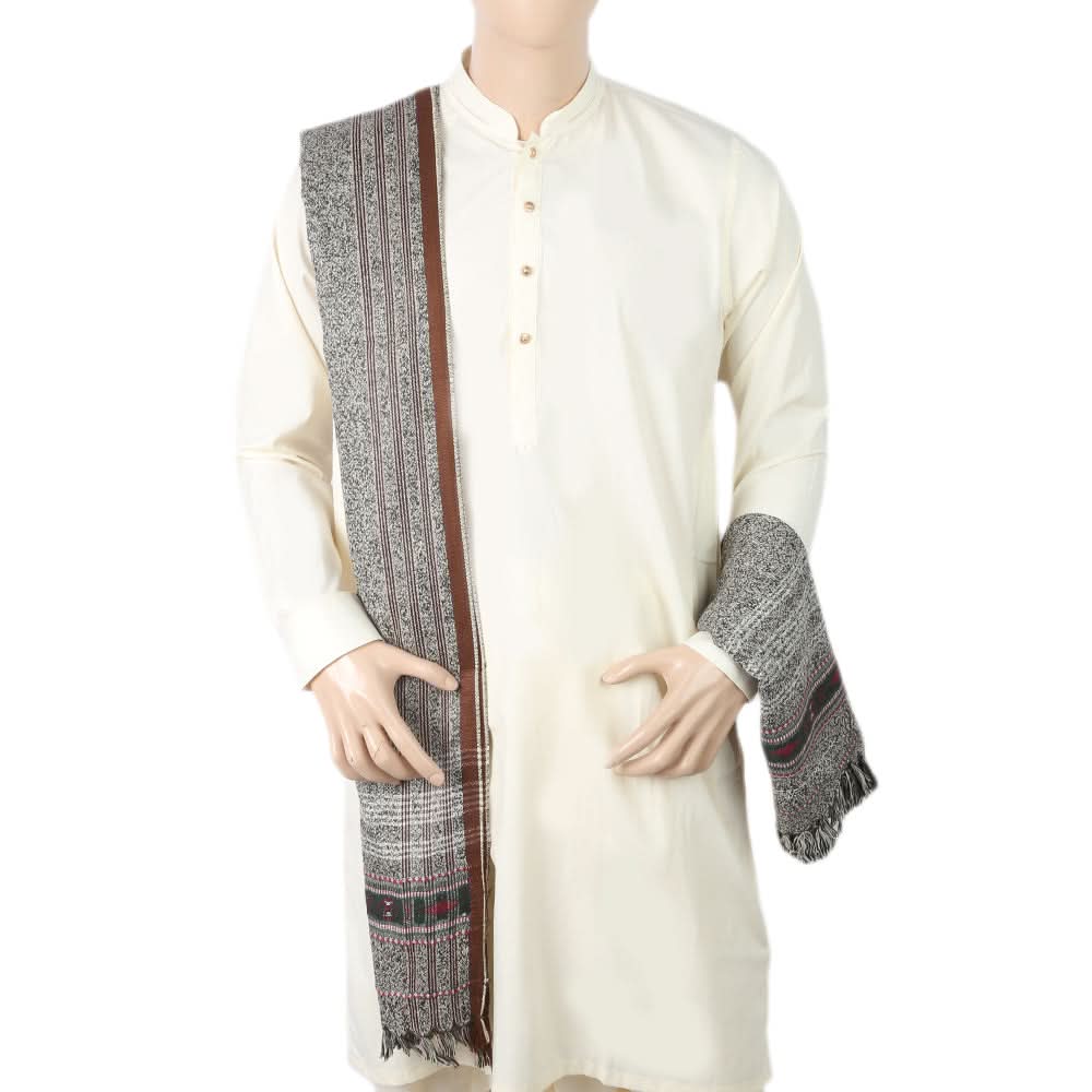 Men's Shawl Jugno - Coffee, Men, Shawls & Mufflers, Chase Value, Chase Value