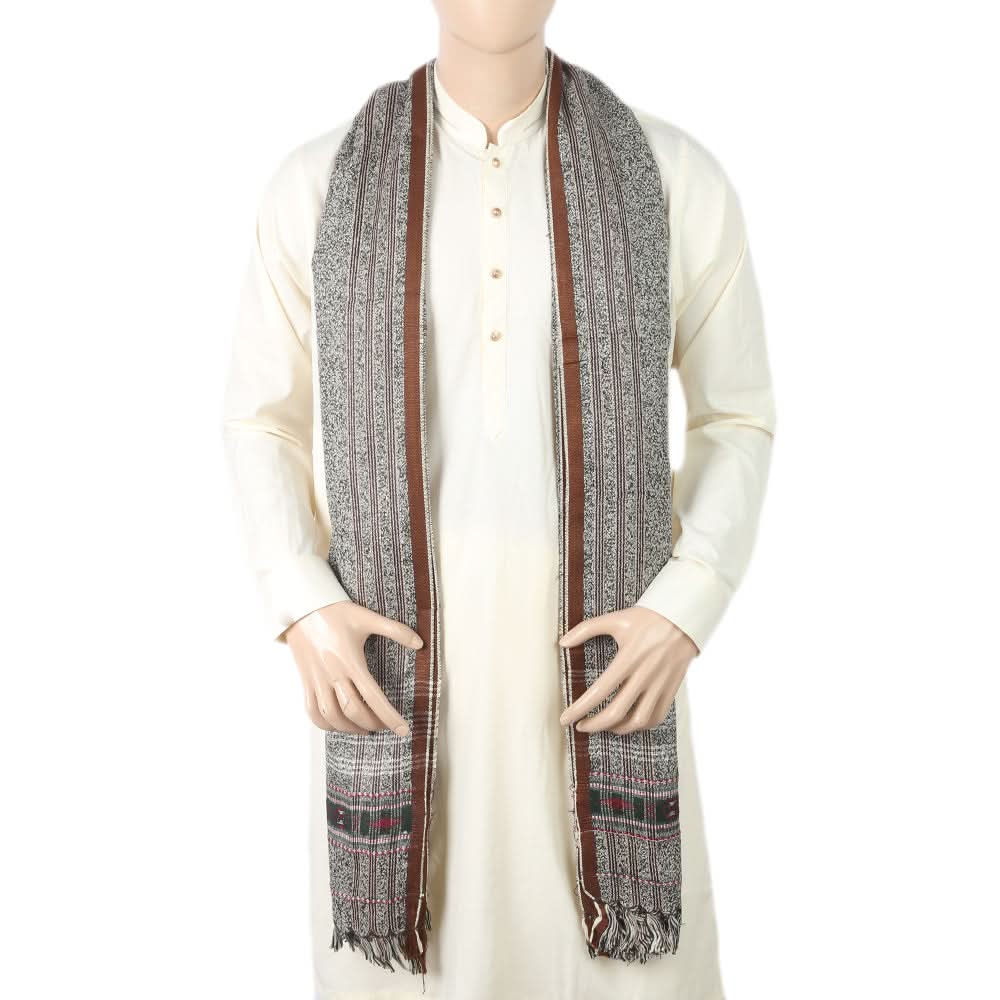 Men's Shawl Jugno - Coffee, Men, Shawls & Mufflers, Chase Value, Chase Value