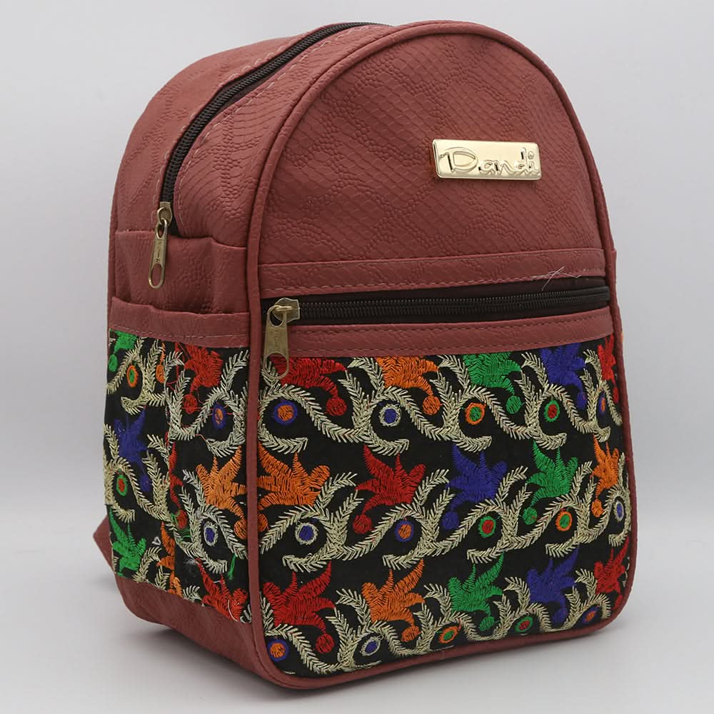 Girls Backpack (ZH 231) Rust, Kids, School And Laptop Bags, Chase Value, Chase Value