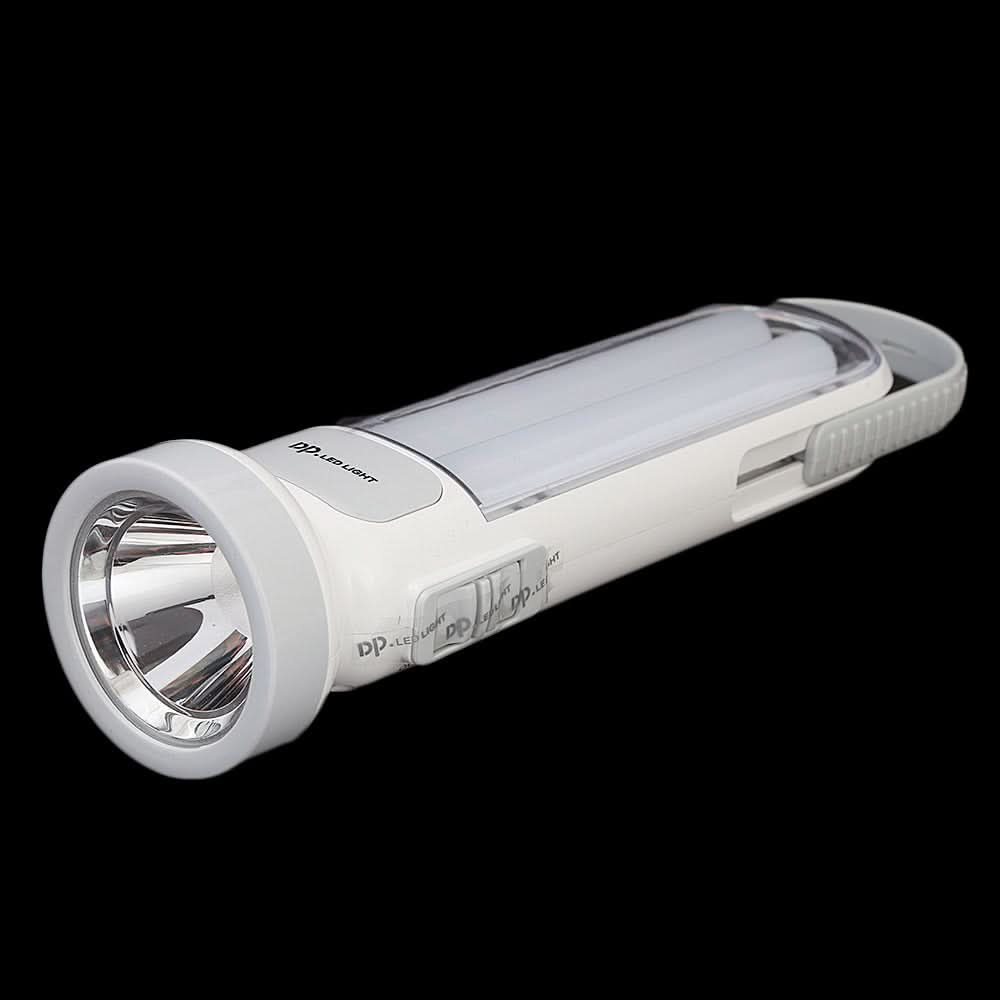 Portable Rechargeable LED Light (DP-7102B) - White, Home & Lifestyle, Emergency Lights & Torch, Chase Value, Chase Value