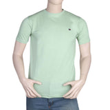 Men's Half Sleeves Round Neck T-Shirt - Light Green, Men, T-Shirts And Polos, Chase Value, Chase Value