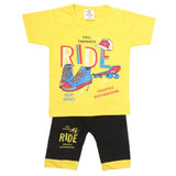 Boys Half Sleeves Short Suit  - Yellow, Kids, Boys Sets And Suits, Chase Value, Chase Value