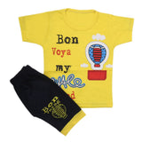 Boys Half Sleeves Short Suit  - Yellow, Kids, Boys Sets And Suits, Chase Value, Chase Value